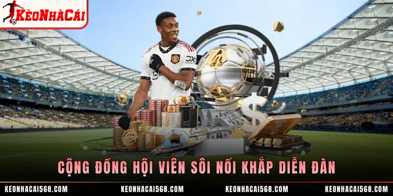 Cộng đồng hội viên sôi nổi khắp diễn đàn