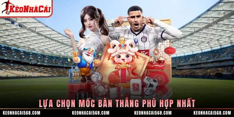 Lựa chọn mốc bàn thắng phù hợp nhất